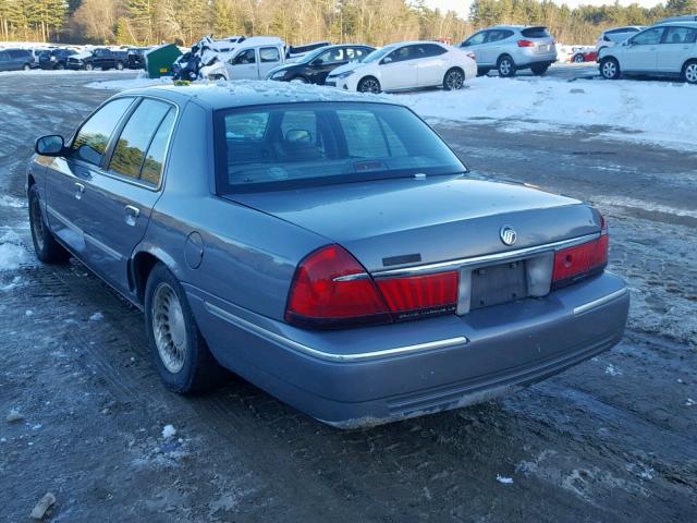 2MEFM75W8YX615587 - 2000 MERCURY GRAND MARQ GRAY photo 3