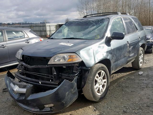 2HNYD18666H504637 - 2006 ACURA MDX TOURIN GRAY photo 2