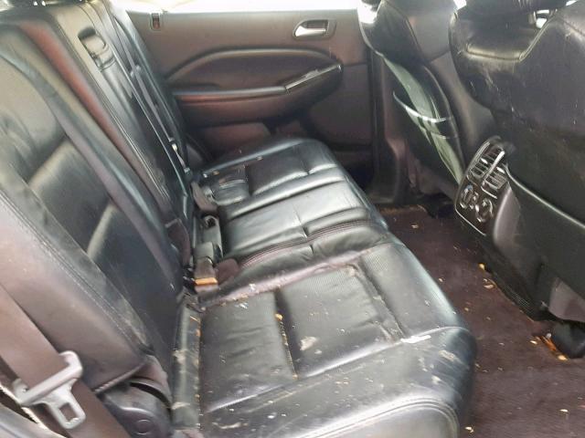 2HNYD18666H504637 - 2006 ACURA MDX TOURIN GRAY photo 6