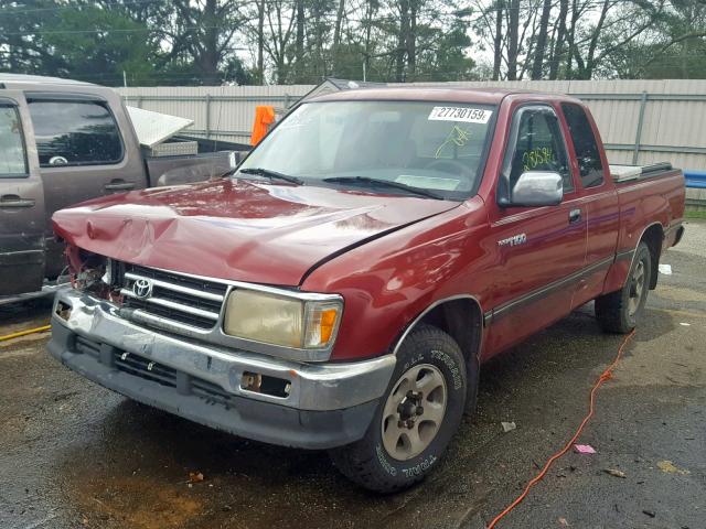 JT4TN14D3V0038685 - 1997 TOYOTA T100 XTRAC RED photo 2