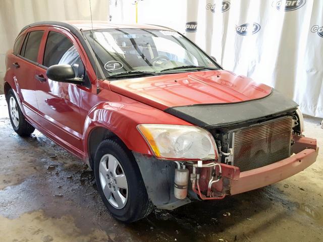 1B3HB28B87D178144 - 2007 DODGE CALIBER ORANGE photo 1