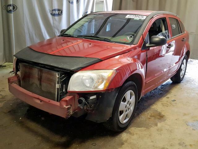 1B3HB28B87D178144 - 2007 DODGE CALIBER ORANGE photo 2