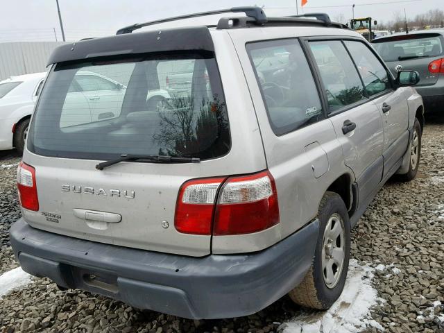 JF1SF63571H715867 - 2001 SUBARU FORESTER L TAN photo 4