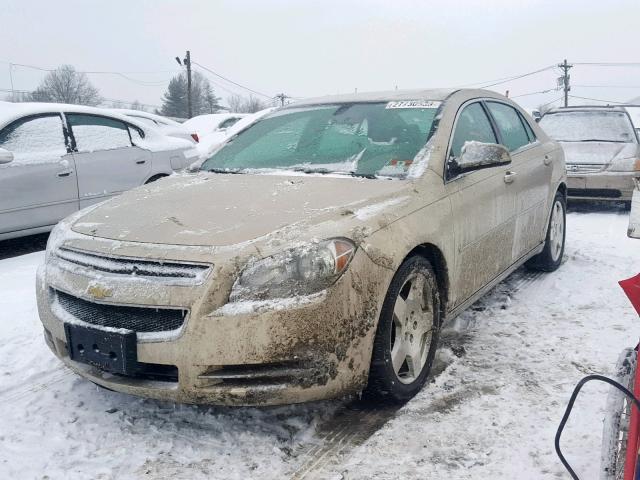 1G1ZJ577394178164 - 2009 CHEVROLET MALIBU 2LT GOLD photo 2