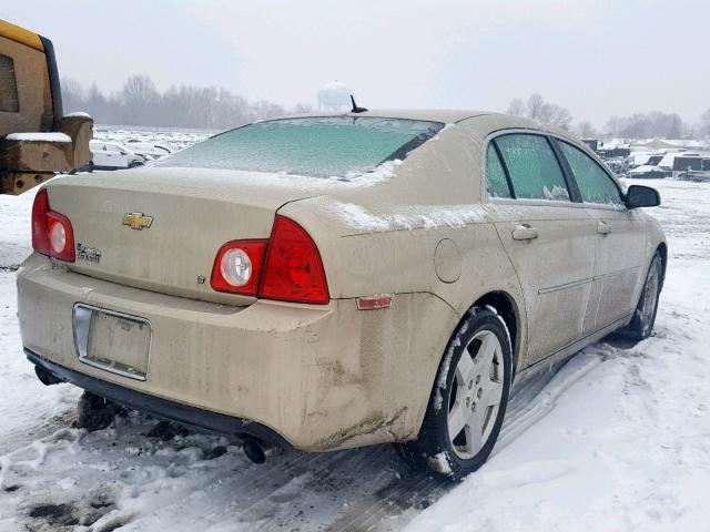 1G1ZJ577394178164 - 2009 CHEVROLET MALIBU 2LT GOLD photo 4