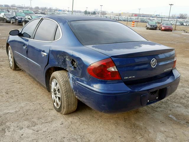 2G4WC532751292359 - 2005 BUICK LACROSSE C BLUE photo 3