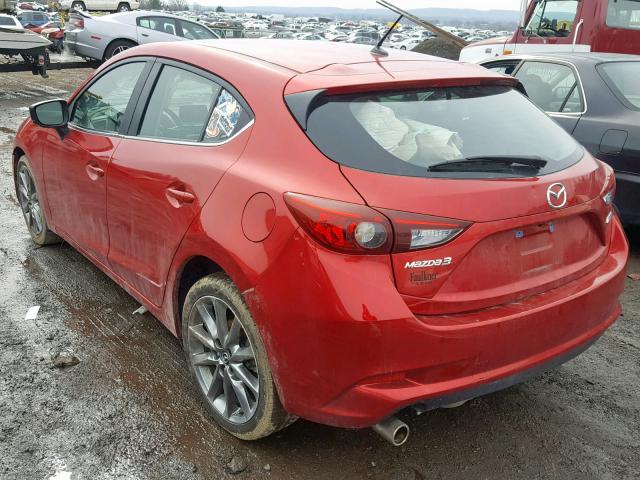 3MZBN1L33JM172170 - 2018 MAZDA 3 TOURING RED photo 3