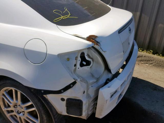 JTKDE177550032163 - 2005 TOYOTA SCION TC თეთრი ფოტო 9