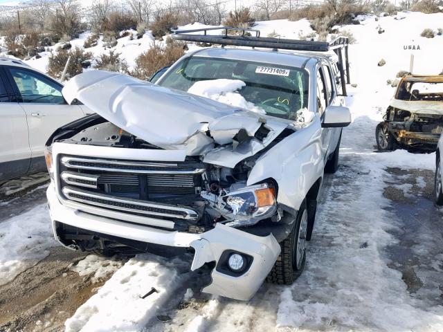 1GTP6CE16G1232056 - 2016 GMC CANYON SLE SILVER photo 2