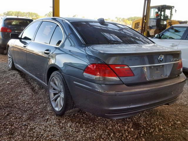 WBAHN83598DT85506 - 2008 BMW 750 LI GRAY photo 3