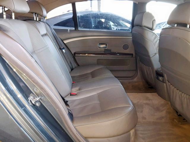 WBAHN83598DT85506 - 2008 BMW 750 LI GRAY photo 6