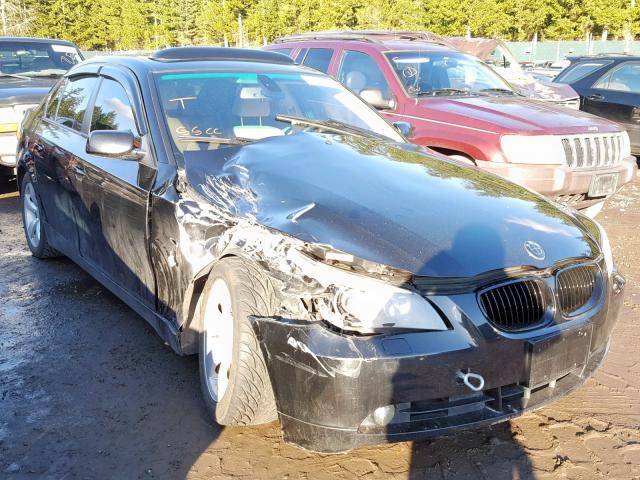 WBANE53546CK83499 - 2006 BMW 525 I BLACK photo 1