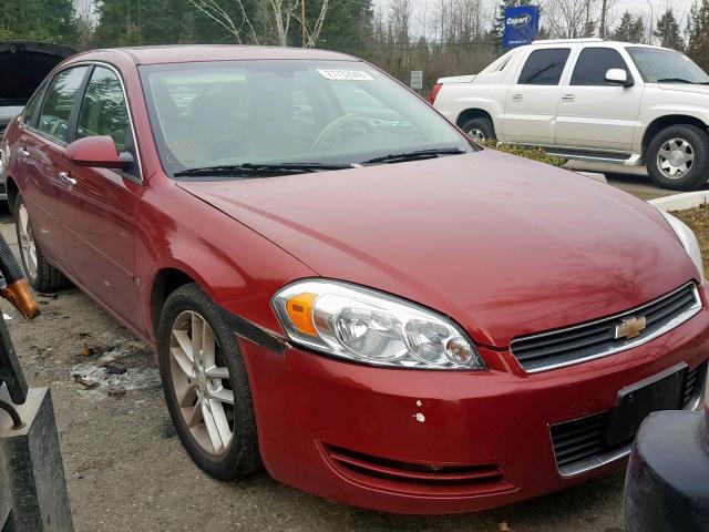 2G1WU583589269065 - 2008 CHEVROLET IMPALA LTZ BURGUNDY photo 1