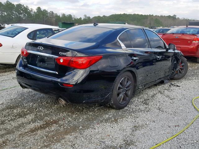 JN1BV7AR5FM405873 - 2015 INFINITI Q50 BASE BLACK photo 4