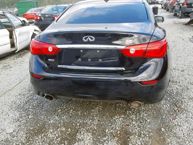 JN1BV7AR5FM405873 - 2015 INFINITI Q50 BASE BLACK photo 9