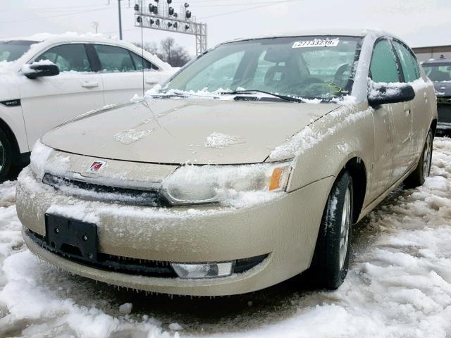 1G8AL52F23Z132391 - 2003 SATURN ION LEVEL BEIGE photo 2
