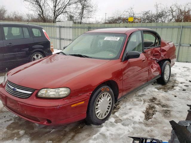 1G1ND52F54M529458 - 2004 CHEVROLET CLASSIC RED photo 2