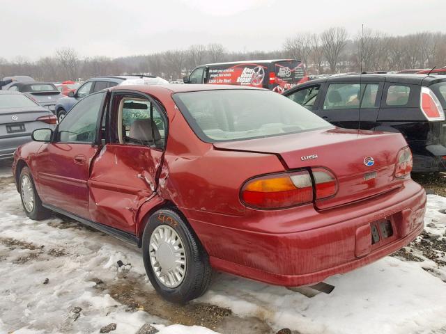 1G1ND52F54M529458 - 2004 CHEVROLET CLASSIC RED photo 3