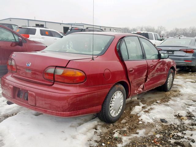 1G1ND52F54M529458 - 2004 CHEVROLET CLASSIC RED photo 4