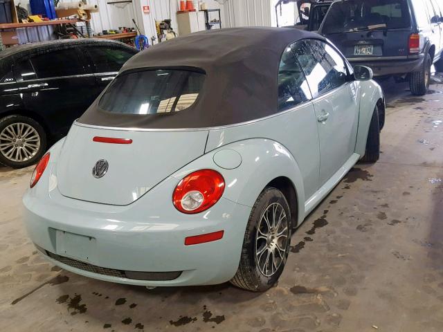 3VWRF31Y56M310904 - 2006 VOLKSWAGEN NEW BEETLE Mavi foto 4