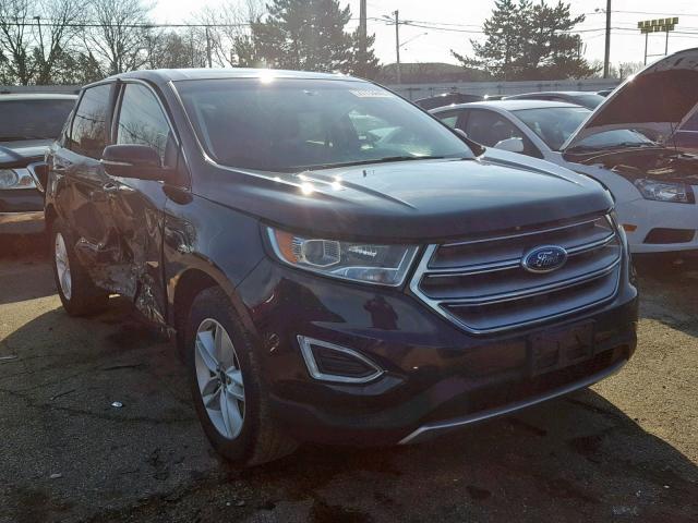 2FMPK4J90GBB10323 - 2016 FORD EDGE SEL BLACK photo 1