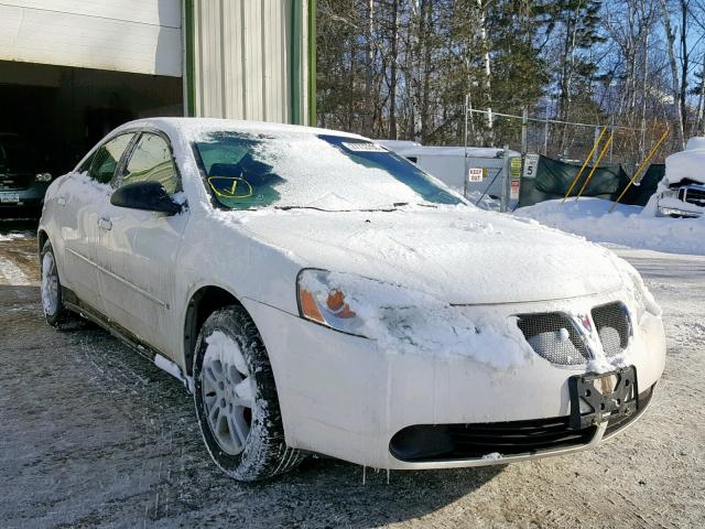 1G2ZF55B464271792 - 2006 PONTIAC G6 SE WHITE photo 1