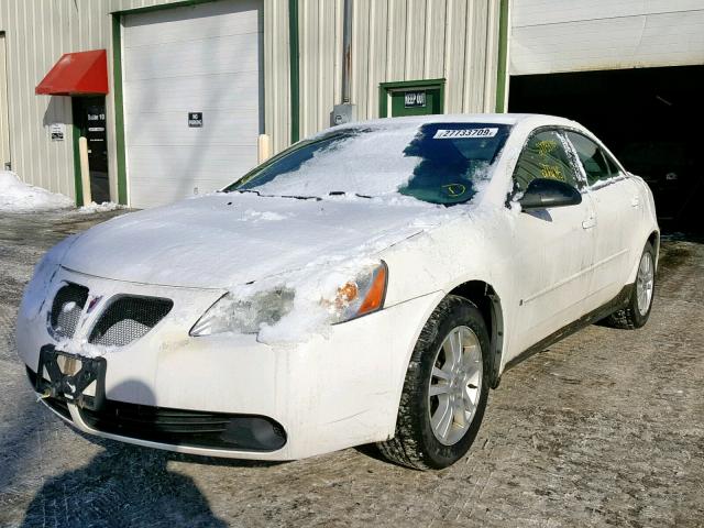 1G2ZF55B464271792 - 2006 PONTIAC G6 SE WHITE photo 2