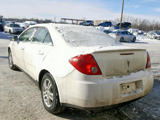 1G2ZF55B464271792 - 2006 PONTIAC G6 SE WHITE photo 3