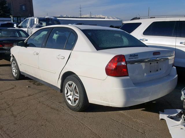 1G1ZS58F57F313746 - 2007 CHEVROLET MALIBU LS WHITE photo 3