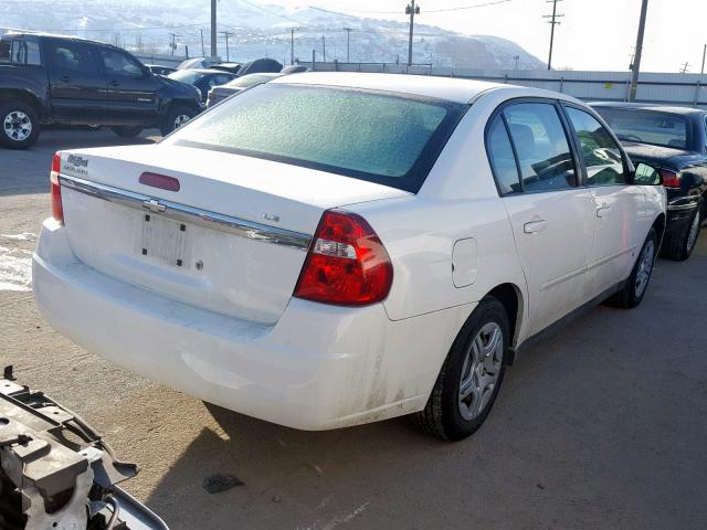 1G1ZS58F57F313746 - 2007 CHEVROLET MALIBU LS WHITE photo 4