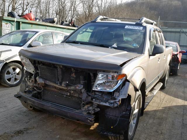 1N6AD09W77C434292 - 2007 NISSAN FRONTIER C TAN photo 2