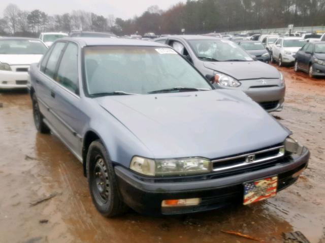 1HGCB7641MA158438 - 1991 HONDA ACCORD DX BLUE photo 1