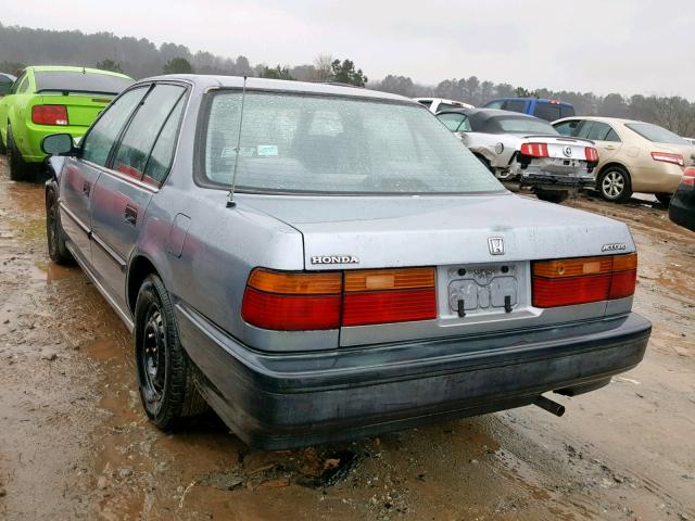 1HGCB7641MA158438 - 1991 HONDA ACCORD DX BLUE photo 3