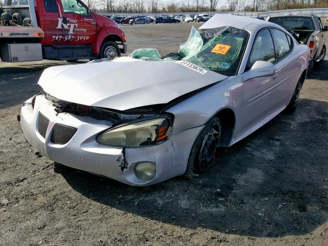 2G2WP522X41322774 - 2004 PONTIAC GRAND PRIX SILVER photo 2
