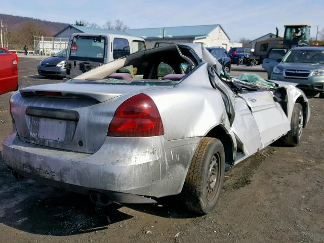 2G2WP522X41322774 - 2004 PONTIAC GRAND PRIX SILVER photo 4