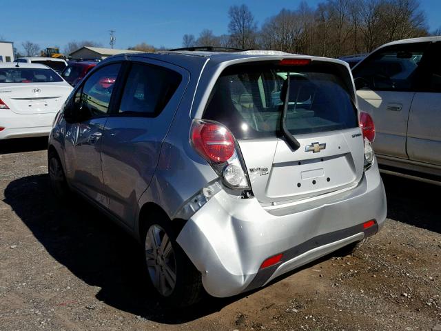 KL8CB6S95EC479682 - 2014 CHEVROLET SPARK LS SILVER photo 3