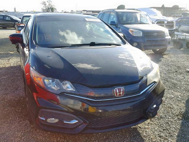 2HGFG3B02EH504316 - 2014 HONDA CIVIC EXL BLACK photo 1