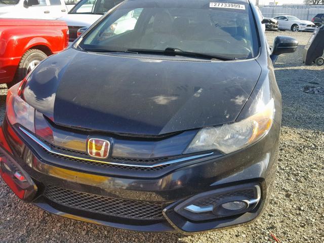 2HGFG3B02EH504316 - 2014 HONDA CIVIC EXL BLACK photo 2