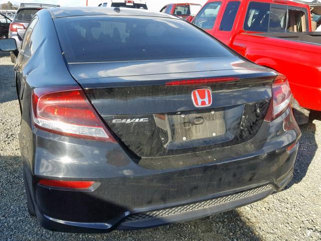 2HGFG3B02EH504316 - 2014 HONDA CIVIC EXL BLACK photo 3