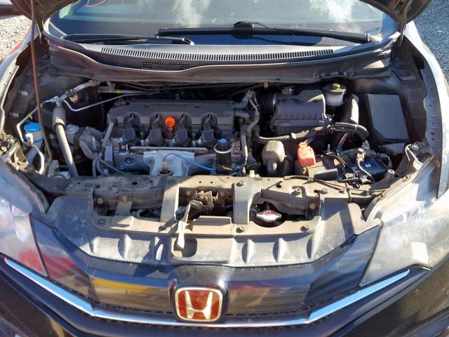 2HGFG3B02EH504316 - 2014 HONDA CIVIC EXL BLACK photo 7