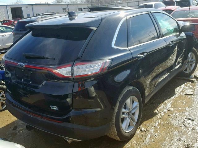 2FMPK4J98HBC31375 - 2017 FORD EDGE SEL BLACK photo 4