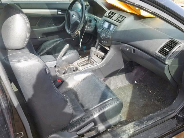 1HGCM726X4A013528 - 2004 HONDA ACCORD EX BLACK photo 5