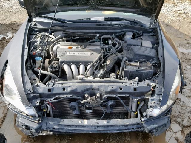 1HGCM726X4A013528 - 2004 HONDA ACCORD EX BLACK photo 7