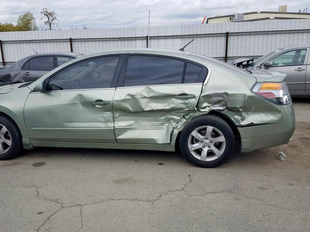 1N4CL21E67C202320 - 2007 NISSAN ALTIMA HYB GREEN photo 9