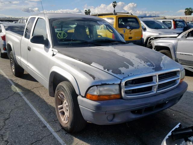 1D7HL12X33S133828 - 2003 DODGE DAKOTA SXT GRAY photo 1