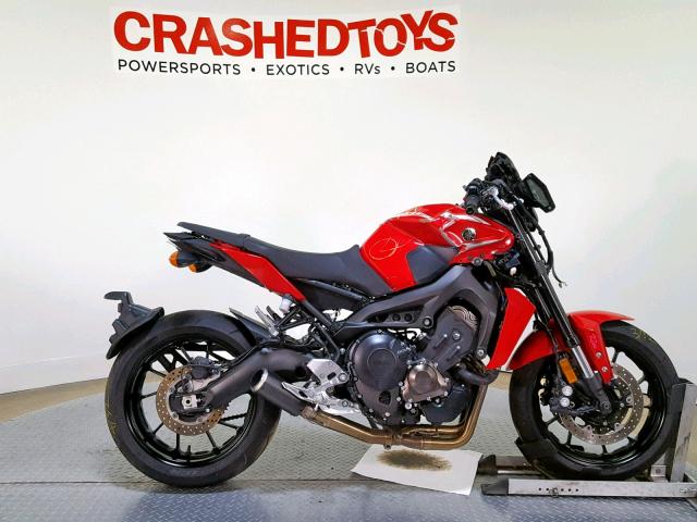 JYARN53E4JA002774 - 2018 YAMAHA MT09 RED photo 1