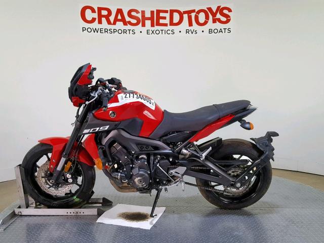 JYARN53E4JA002774 - 2018 YAMAHA MT09 RED photo 5