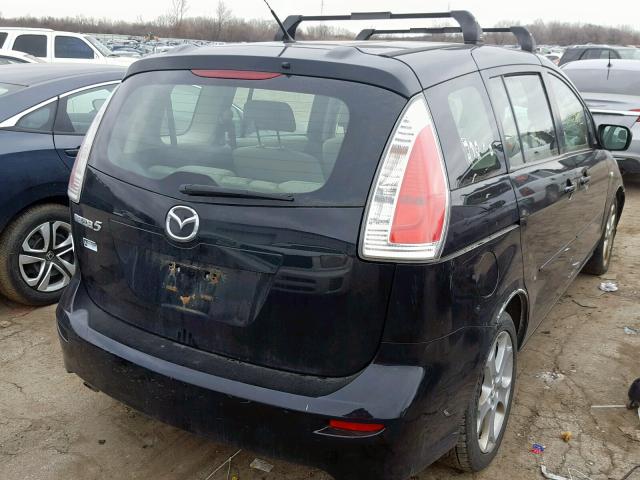 JM1CR293390341501 - 2009 MAZDA 5 BLACK photo 4