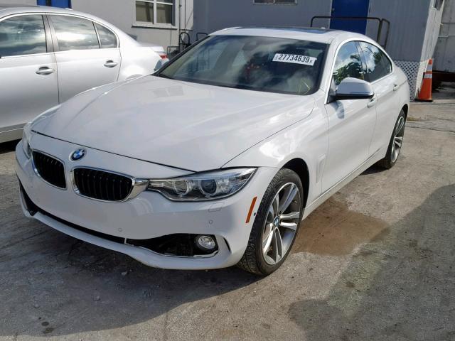 WBA4C9C57GG137018 - 2016 BMW 428 XI WHITE photo 2