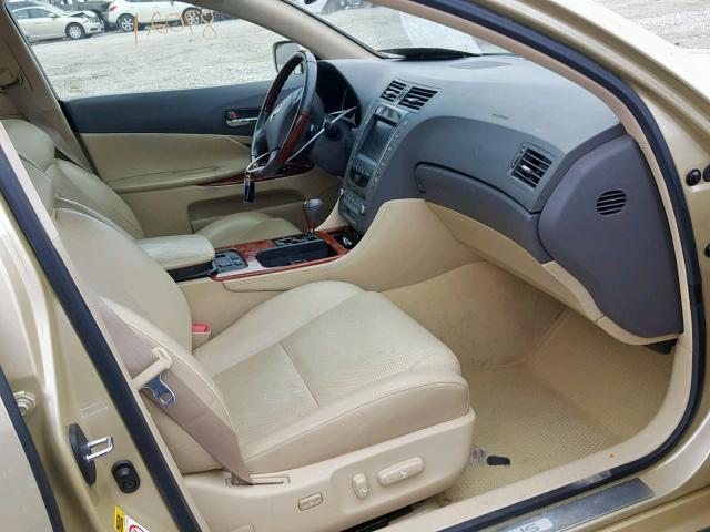 JTHCH96S960003246 - 2006 LEXUS GS GENERAT BEIGE photo 5